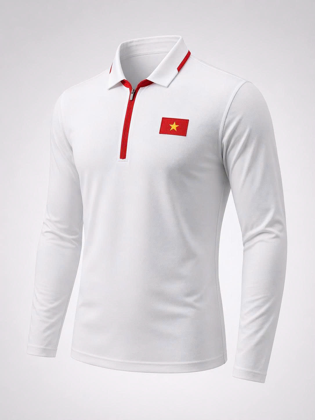 White Flag Pro Long Sleeve trên nền trung tính