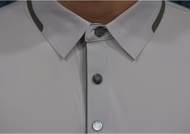 Polo Nữ - Ngắn Tay - Trắng góc 4