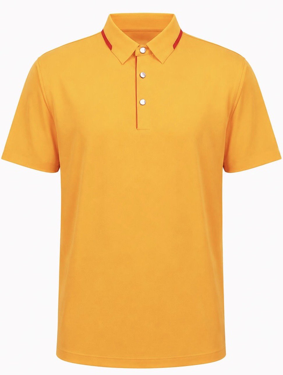 Polo Ngắn Tay Nam - Vàng Cam trên nền trung tính
