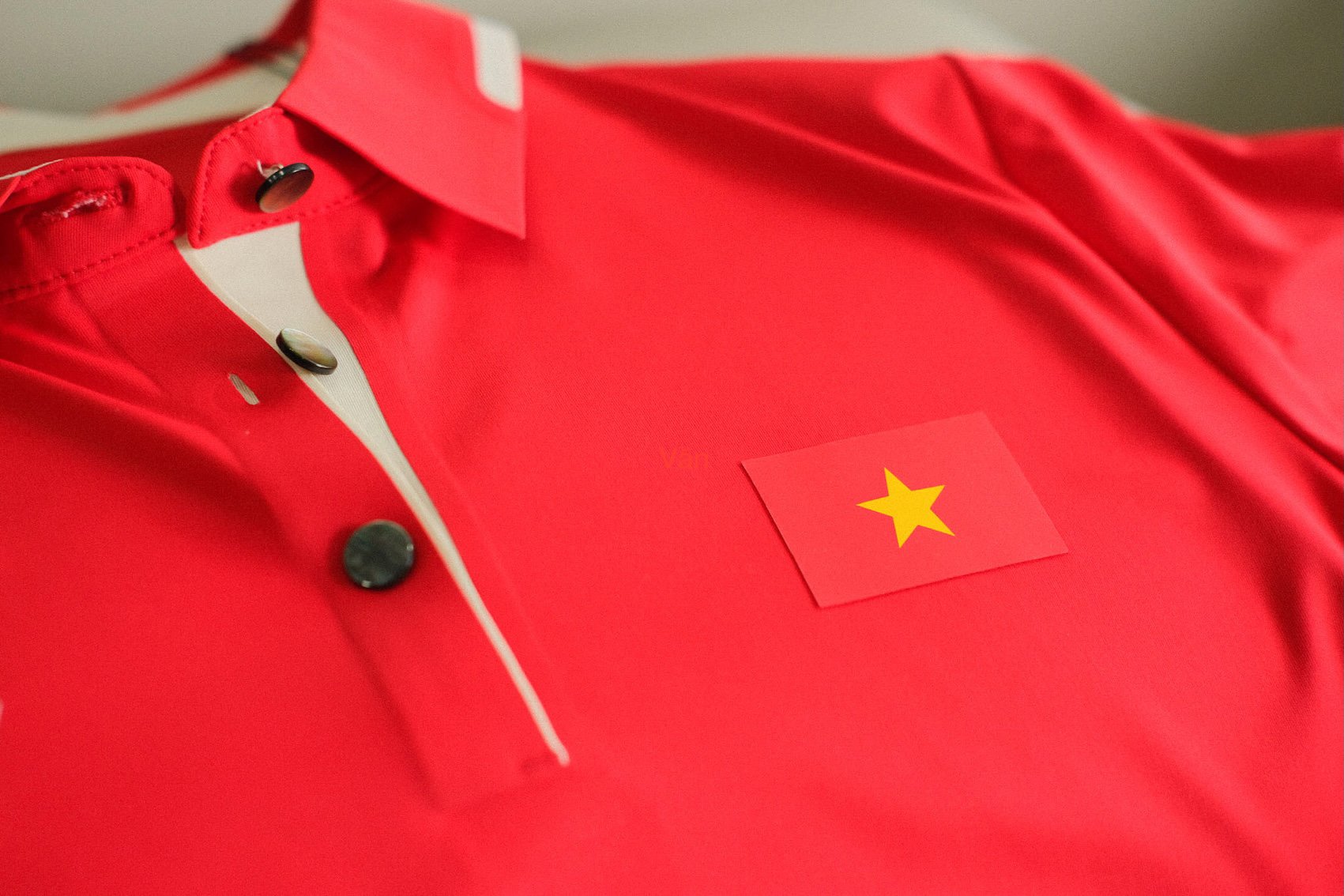 Polo Nữ - Ngắn Tay -  Đỏ - Việt Nam góc 5