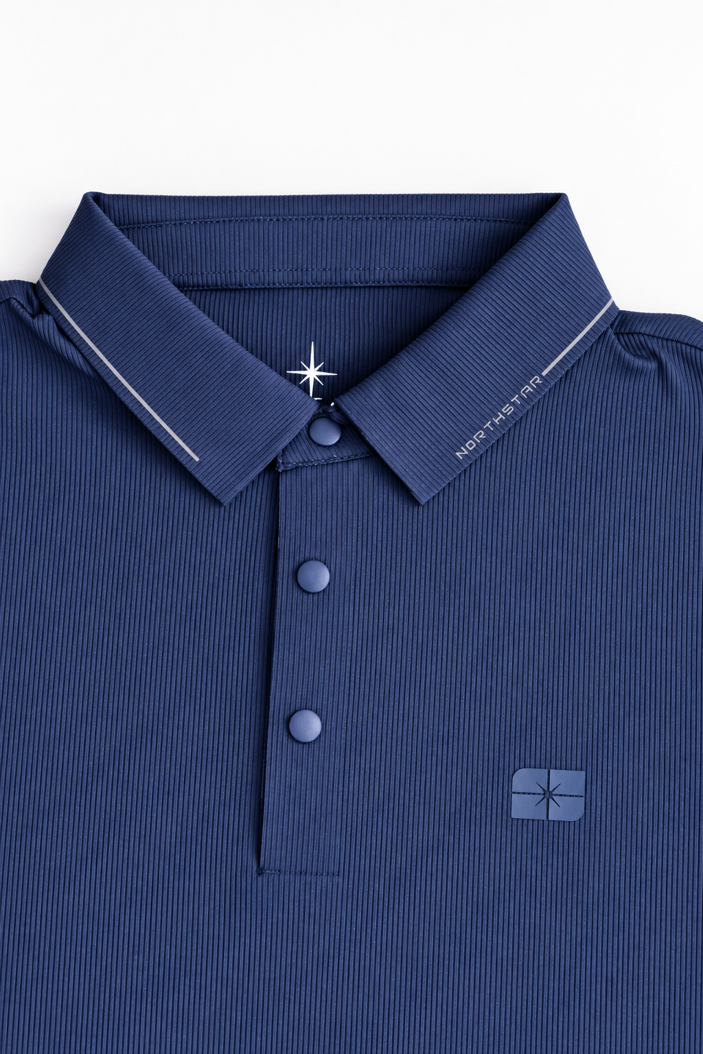 Polo Nam - Ngắn Tay - Xanh Navy góc 2