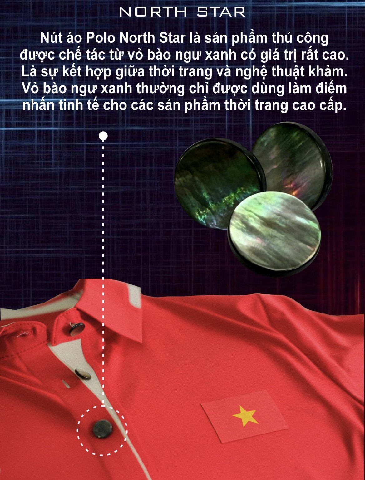 Polo Nữ - Ngắn Tay - Xám (Theory+Cờ Thổ) góc 5